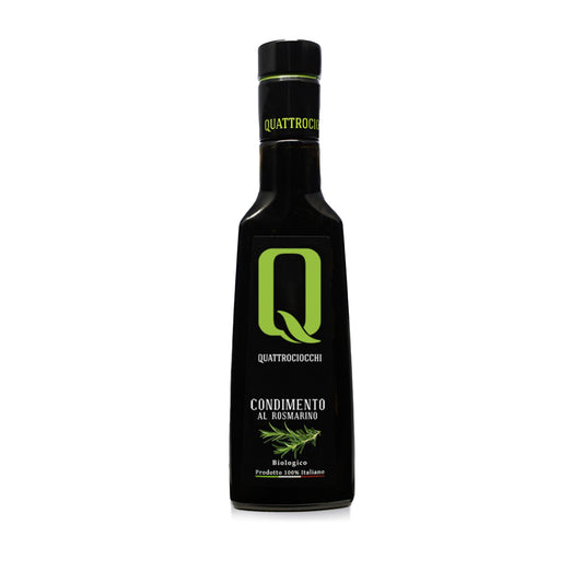 Quattrociocchi Organic Rosemary Olive Oil – Italian EVOO Infused with Rosemary